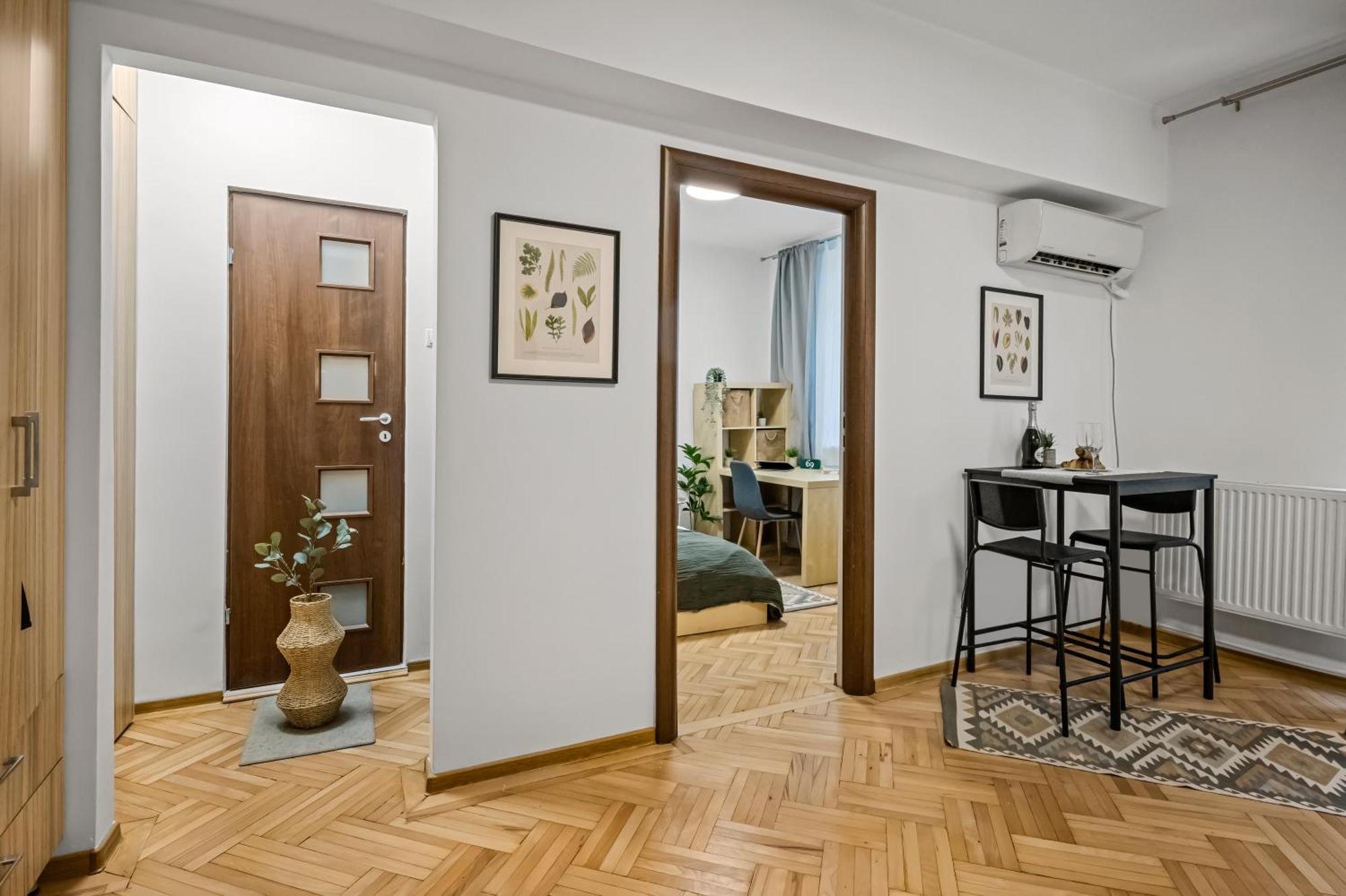 Earthy Escape - Central Apt With Balcony Bucureşti Exterior foto